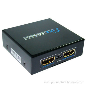 1 x 2 Splitter, Supports 3-D 2 Ports HDMI Splitter 4K*2K